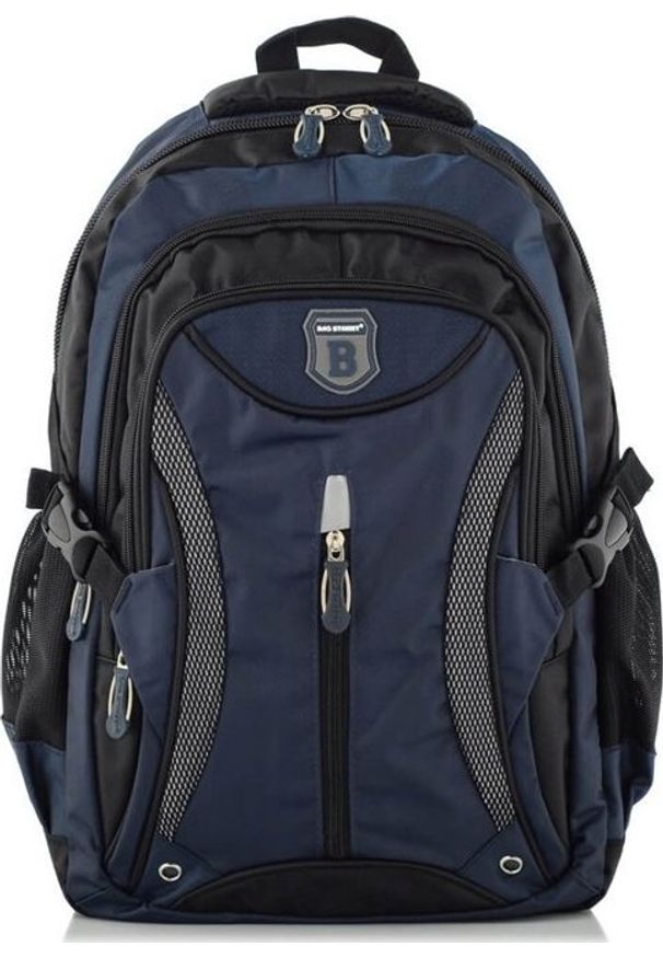 BAG STREET - Bag Street Plecak do Pracy Męski 20L Granatowy 67N. Kolor: niebieski. Styl: street