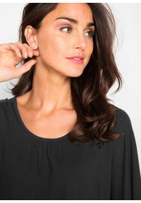 bonprix - "Shirt ""nietoperz"" z wiskozy". Kolor: czarny. Materiał: wiskoza #3