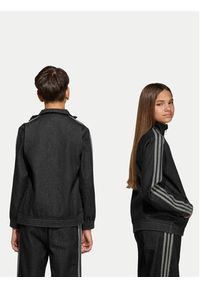 Adidas - adidas Kurtka jeansowa Firebird KE2965 Czarny Loose Fit. Kolor: czarny. Materiał: bawełna #5