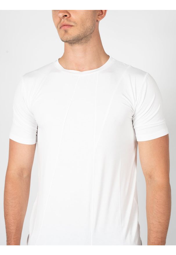 La Haine Inside Us T-shirt | 3M LM157 | Mężczyzna | Biały. Okazja: na co dzień. Kolor: biały. Materiał: elastan. Styl: casual, elegancki