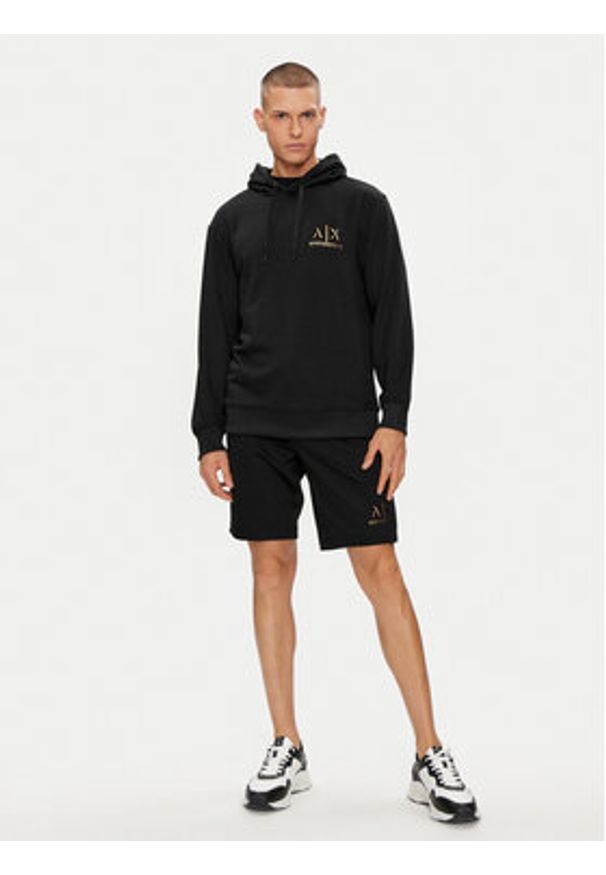 Armani Exchange Bluza 3DZMSB Z9N1Z 1200 Czarny Regular Fit. Kolor: czarny. Materiał: syntetyk