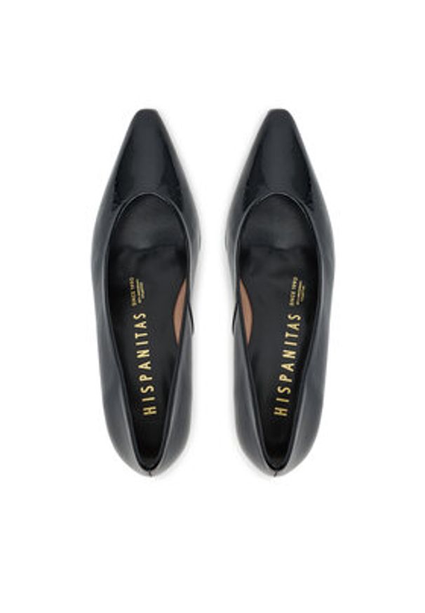 Hispanitas Półbuty HI254245 Czarny. Kolor: czarny. Materiał: skóra