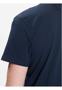 La Martina T-Shirt VMR010 JS206 Granatowy Regular Fit. Kolor: niebieski. Materiał: bawełna