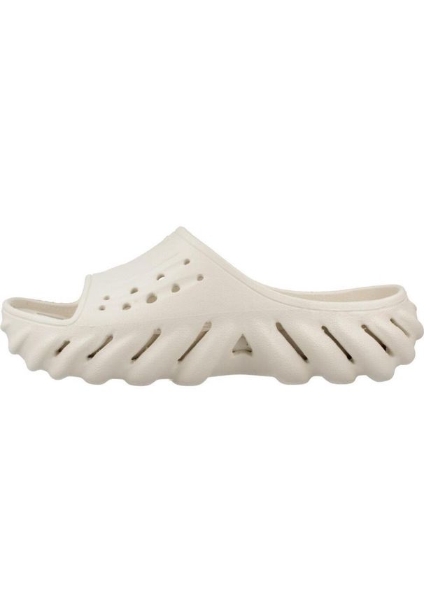 Klapki Crocs Model Echo Slide Kolor Beżowy. Kolor: beżowy. Materiał: materiał, syntetyk