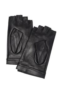 Ochnik - Skórzane rękawiczki damskie samochodowe. Kolor: czarny. Materiał: skóra #2