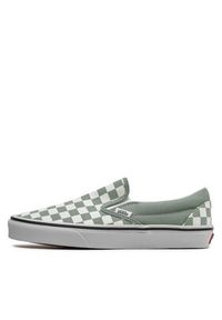 Vans Tenisówki Classic Slip-On VN000BVZCJL1 Zielony. Zapięcie: bez zapięcia. Kolor: zielony. Materiał: materiał