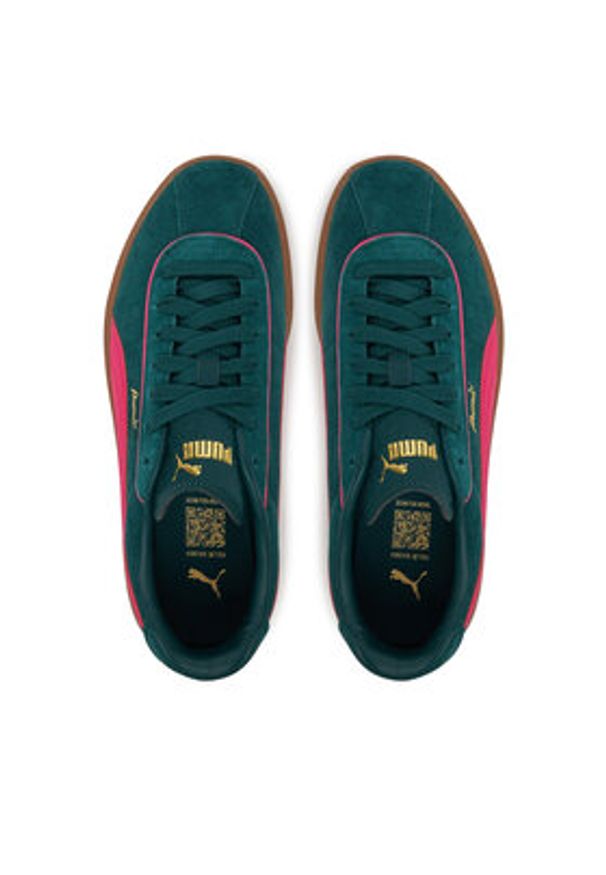 Puma Sneakersy Club Klassika SD 400718 05 Zielony. Kolor: zielony. Materiał: zamsz, skóra