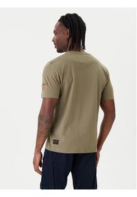 Aeronautica Militare T-Shirt 261TS2536UJ00641 Zielony Regular Fit. Kolor: zielony. Materiał: bawełna #5