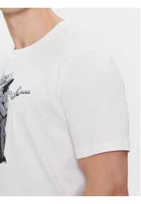 Hugo T-Shirt Dibeach 50513812 Biały Regular Fit. Kolor: biały. Materiał: bawełna