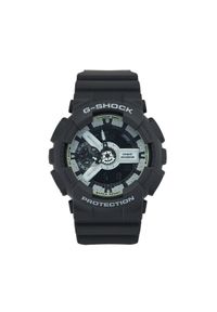 G-Shock Zegarek Hidden Glow GA-110HD-8AER Szary. Kolor: szary. Materiał: syntetyk #1
