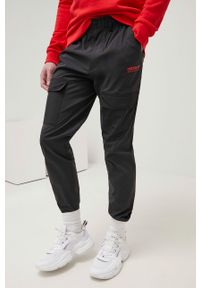 adidas Originals spodnie męskie kolor czarny joggery. Kolor: czarny. Materiał: materiał