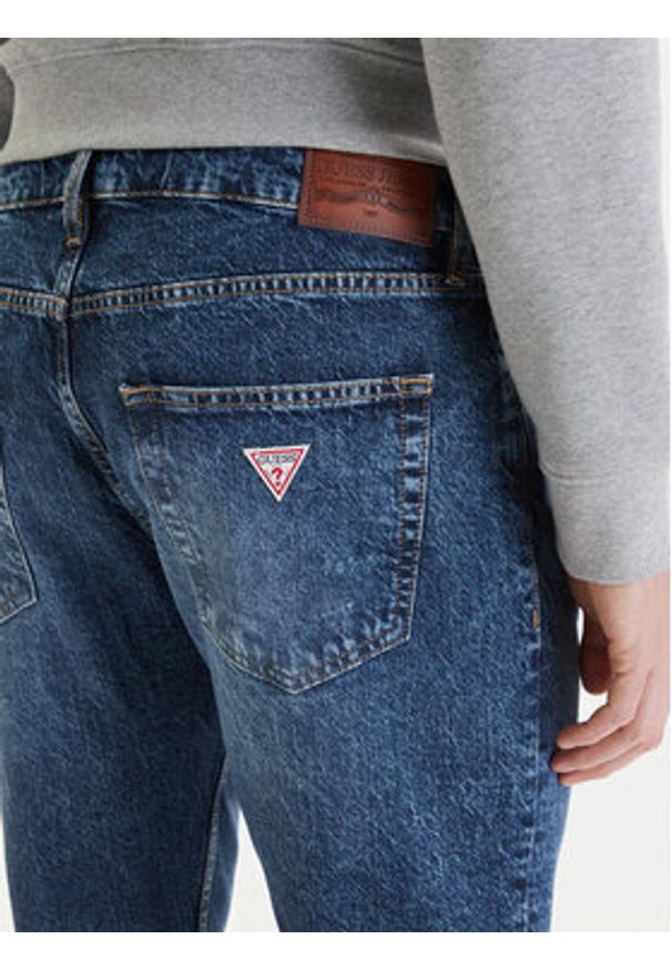 Guess Jeans Jeansy M6GA1C D5M5C Niebieski Relaxed Fit. Kolor: niebieski