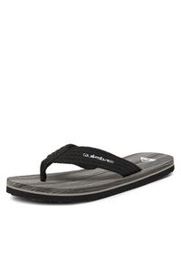 Quiksilver Japonki 877075A Czarny. Kolor: czarny. Materiał: materiał #3