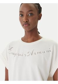 Emporio Armani T-Shirt EW000616 AF20243 U1131 Biały Regular Fit. Kolor: biały. Materiał: wiskoza #3