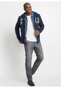 bonprix - Koszula dżinsowa z czystej bawełny organicznej, slim fit. Kolor: niebieski. Materiał: bawełna. Długość rękawa: długi rękaw. Długość: długie #2