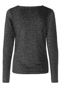 only - ONLY Bluzka Rich 15360265 Szary Regular Fit. Kolor: szary. Materiał: syntetyk #2