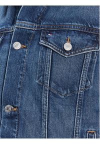 TOMMY HILFIGER - Tommy Hilfiger Kurtka jeansowa MW0MW32110 Niebieski Regular Fit. Kolor: niebieski. Materiał: jeans, bawełna #3