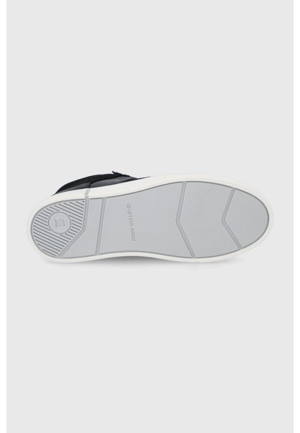 G-Star RAW - G-Star Raw Buty kolor czarny. Nosek buta: okrągły. Zapięcie: sznurówki. Kolor: czarny. Materiał: guma, skóra