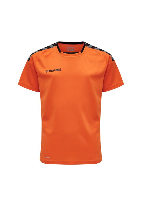 Jersey Hummel enfant hmlAUTHENTIC Poly HML. Kolor: pomarańczowy, wielokolorowy, czarny. Materiał: jersey. Sport: fitness