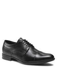 Geox Półbuty U Iacopo U169GA00043C9999 Czarny. Kolor: czarny. Materiał: skóra