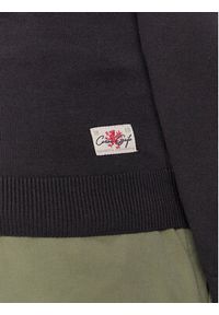 Aeronautica Militare Sweter 241MA1488L506 Szary Slim Fit. Kolor: szary. Materiał: bawełna #4