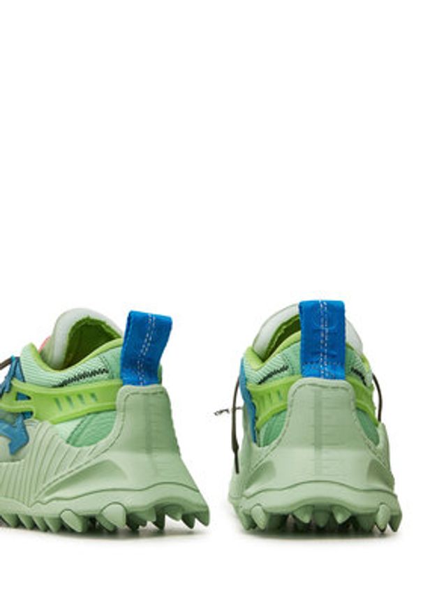 OFF-WHITE - Off-White Sneakersy OWIA180F21FAB0025045 Zielony. Kolor: zielony. Materiał: materiał