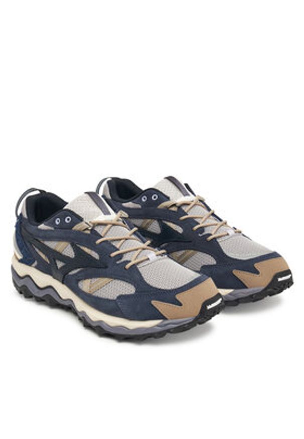 Mizuno Sneakersy Wave Mujin Tl D1GA2513 Czarny. Kolor: czarny. Materiał: skóra. Model: Mizuno Wave