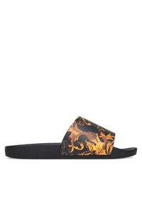 Klapki Versace Jeans Couture. Kolor: czarny
