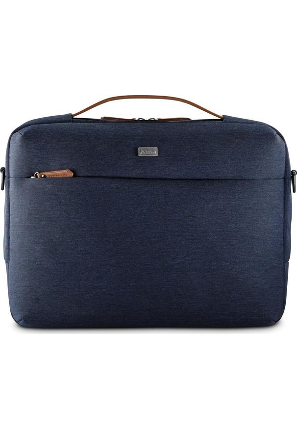 hama - Torba Hama Casual 15.6''-16.2'' granatowy. Kolor: niebieski. Materiał: skóra. Wzór: gładki. Styl: casual