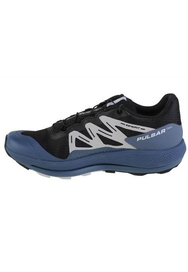 salomon - Buty do chodzenia męskie Salomon Pulsar Trail. Zapięcie: sznurówki. Kolor: niebieski, wielokolorowy. Materiał: materiał, tkanina, syntetyk. Szerokość cholewki: normalna. Sport: turystyka piesza