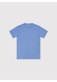 Pako Lorente - PAKO LORENTE – Bawełniany niebieski t-shirt. Okazja: na co dzień. Kolor: oliwkowy, żółty, niebieski. Materiał: bawełna. Styl: casual #3