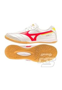 Buty Mizuno Morelia Sala Elite In M Q1GA230164 białe. Nosek buta: okrągły. Kolor: biały. Materiał: skóra. Sport: piłka nożna #3