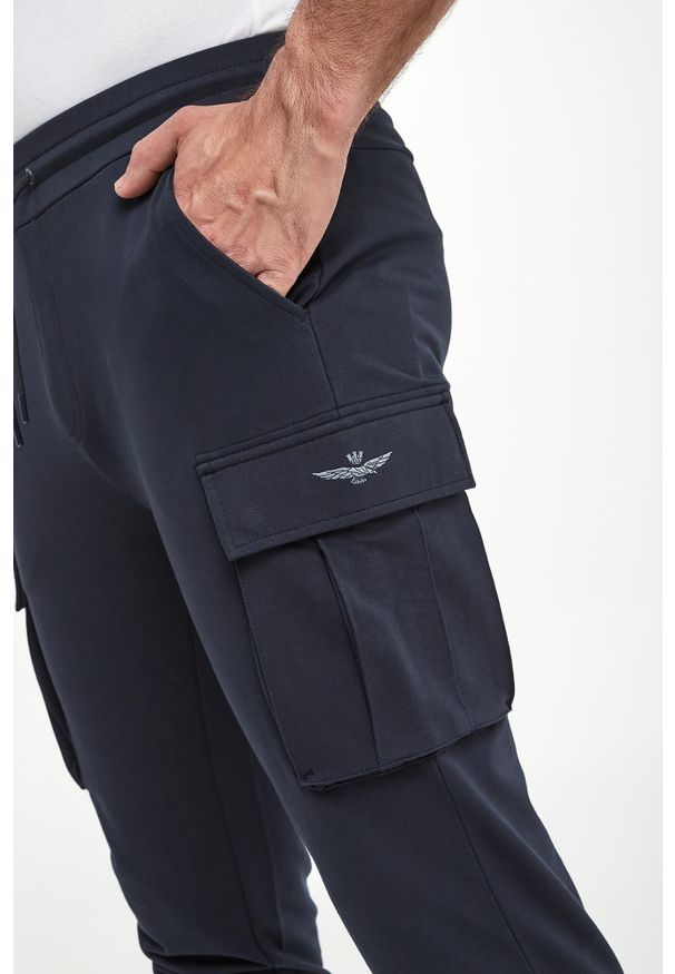 Aeronautica Militare - Spodnie dresowe męskie AERONAUTICA MILITARE. Materiał: dresówka
