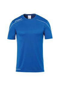 UHLSPORT - Koszulka Uhlsport Stream 22. Kolor: niebieski, czarny, biały, wielokolorowy. Sport: fitness, piłka nożna