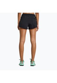 Spodenki do biegania damskie Saucony Outpace 2,5" Split Short. Kolor: czarny