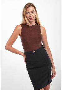 Elisabetta Franchi - Top damski w prążki ELISABETTA FRANCHI. Wzór: prążki #1