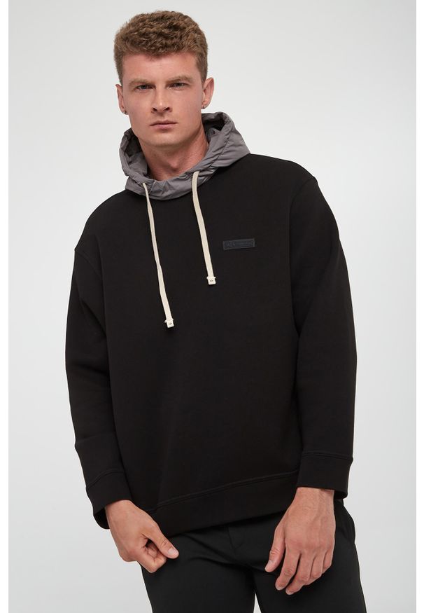 Armani Exchange - Bluza męska z kapturem ARMANI EXCHANGE. Typ kołnierza: kaptur