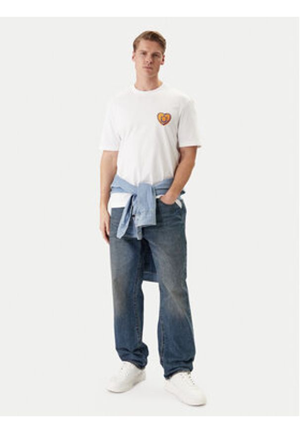 Hugo - HUGO T-Shirt Nalentinio 50562727 Biały Regular Fit. Kolor: biały. Materiał: bawełna