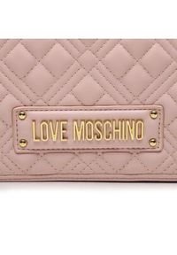 Love Moschino - LOVE MOSCHINO Torebka JC4062PP1HLA0608 Różowy. Kolor: różowy. Materiał: skórzane