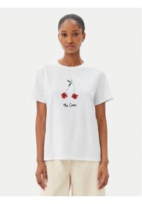 Marella T-Shirt Cappero 2515971052 Biały Regular Fit. Kolor: biały. Materiał: bawełna