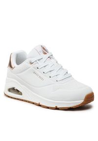 skechers - Skechers Sneakersy Uno 177094/WHT Biały. Kolor: biały. Materiał: skóra #6