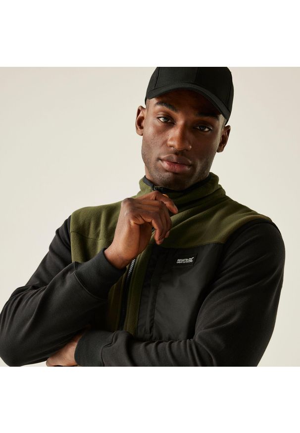 Regatta - Męski kamizelka Frankie. Kolor: zielony. Sport: turystyka piesza