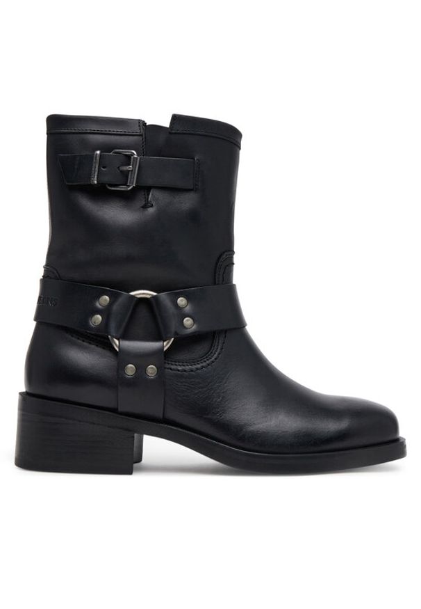 Tommy Jeans Botki Tjw Biker EN0EN02811 Czarny. Kolor: czarny. Materiał: skóra