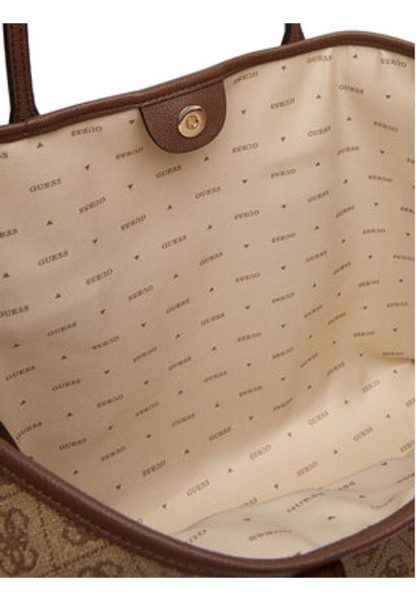 Guess Torebka Victtoria HWESG9 51429 Brązowy. Kolor: brązowy. Materiał: skórzane