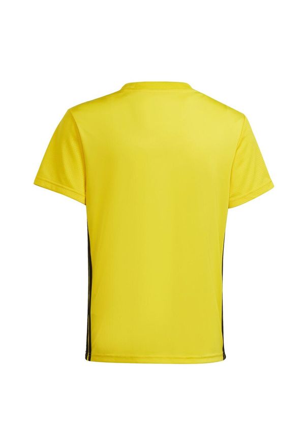 Adidas - Koszulka do piłki nożnej dla dzieci adidas Tabela 23 Jersey. Kolor: żółty, wielokolorowy, czarny. Materiał: poliester. Sport: piłka nożna