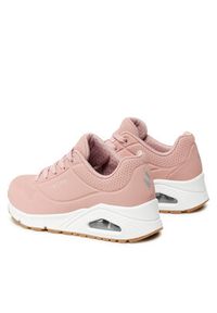 skechers - Skechers Sneakersy Uno Stand On Air 73690/BLSH Różowy. Kolor: różowy. Materiał: skóra #3