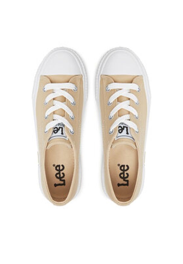 Lee Trampki Isla C Women Low 50251001.33F Beżowy. Kolor: beżowy. Materiał: materiał