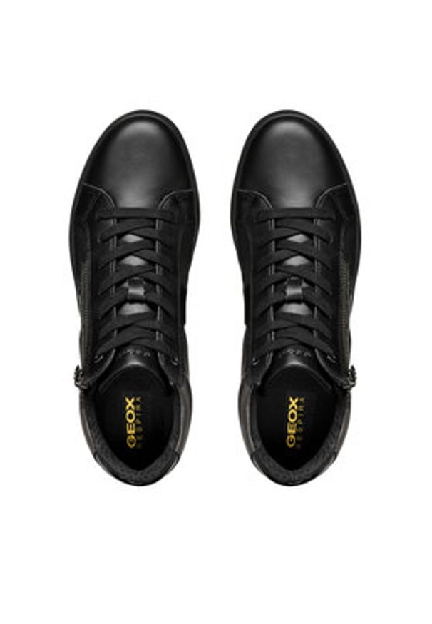 Geox Sneakersy D Blomiee D366HD 00422 C9999 Czarny. Kolor: czarny. Materiał: skóra