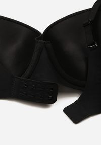 Renee - Czarny Gładki Biustonosz o Klasycznym Fasonie Amanei. Kolor: czarny. Wzór: gładki #2