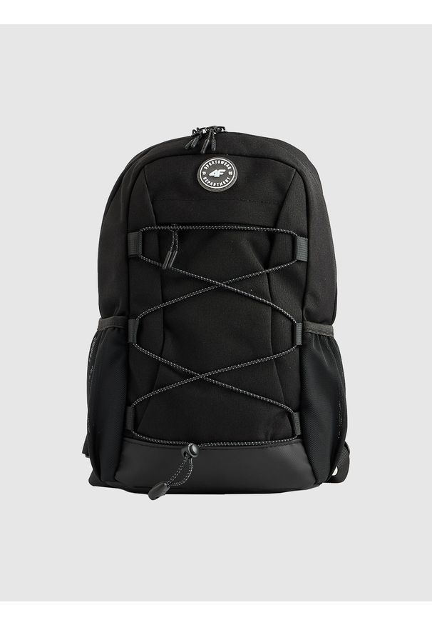 4f - 4F Plecak dziecięcy (ok. 8 L) - czarny Uniwersalny. Kolor: czarny. Materiał: guma, materiał. Styl: casual